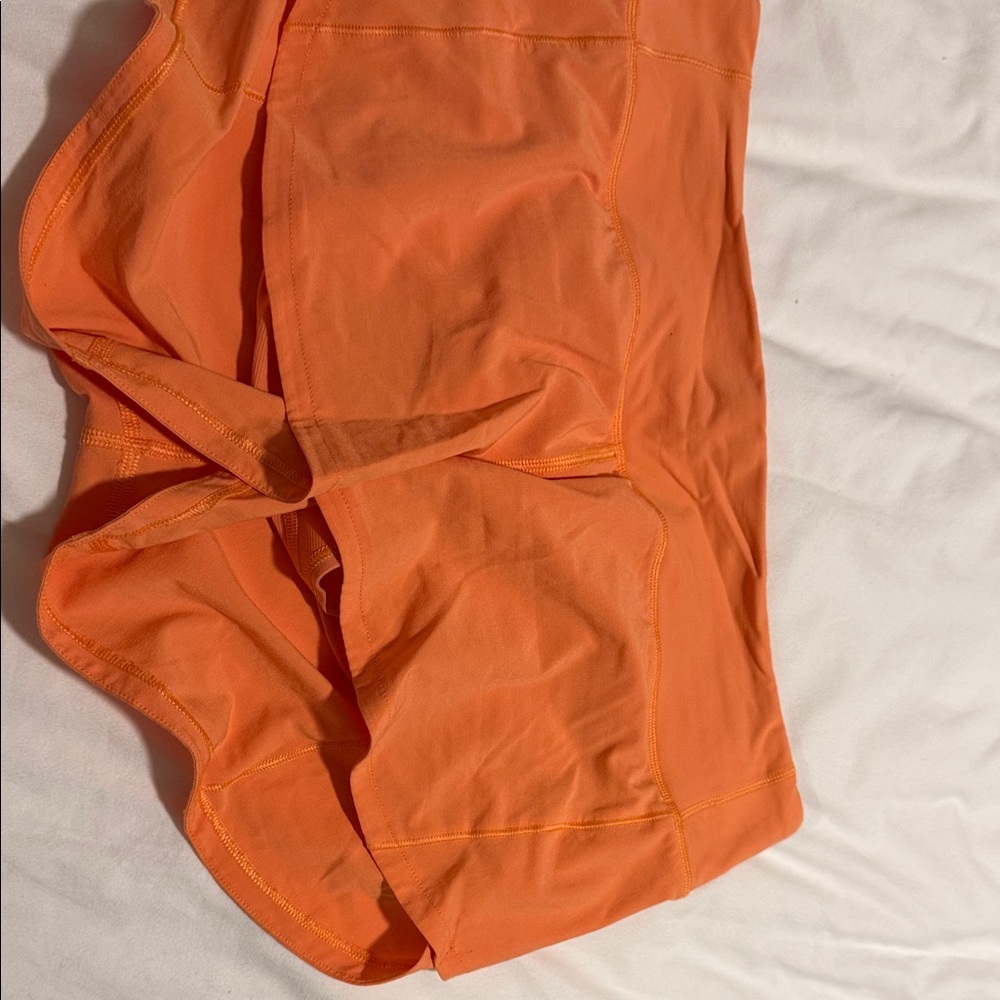 Tangerine Orange Athletic Shorts